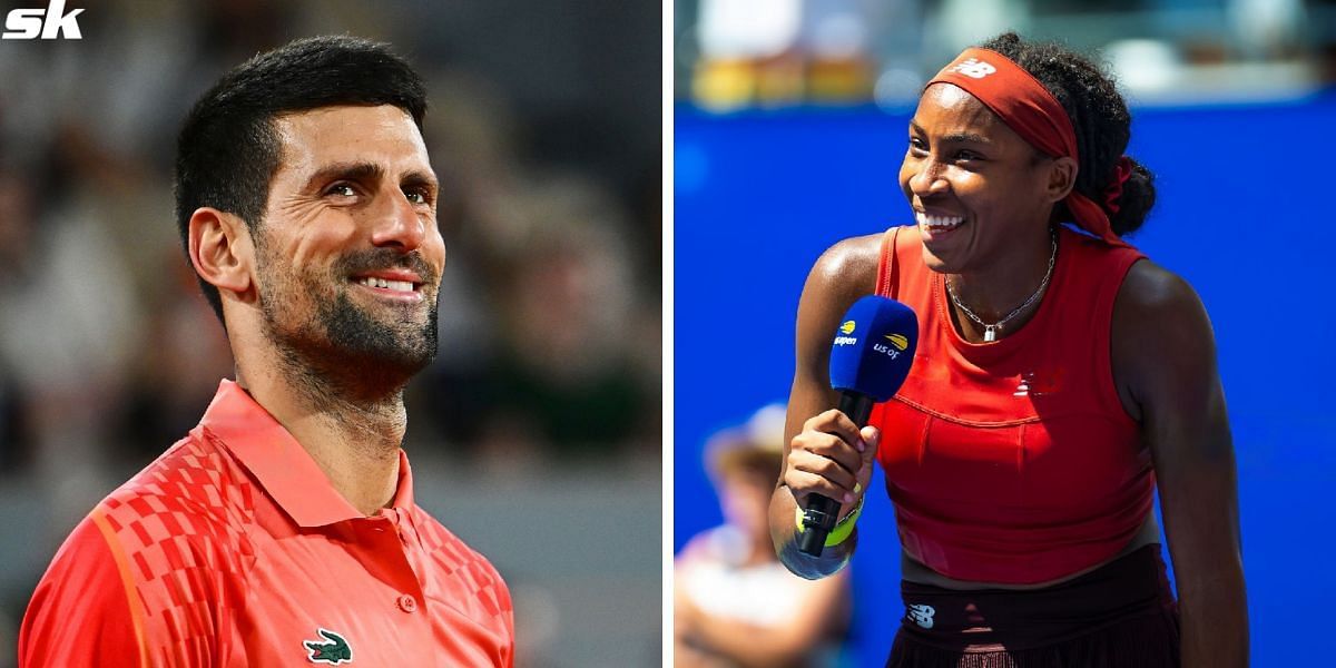 Novak Djokovic shows love for Coco Gauff after she introduces him at US Open