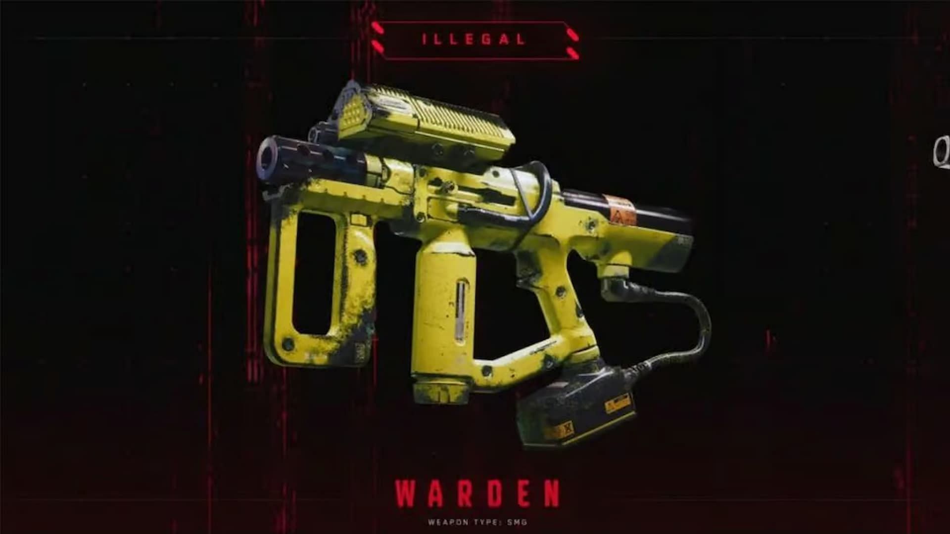 The Warden is a new SMG in Cyberpunk 2077 Phantom Liberty (Image via CD Projekt Red)