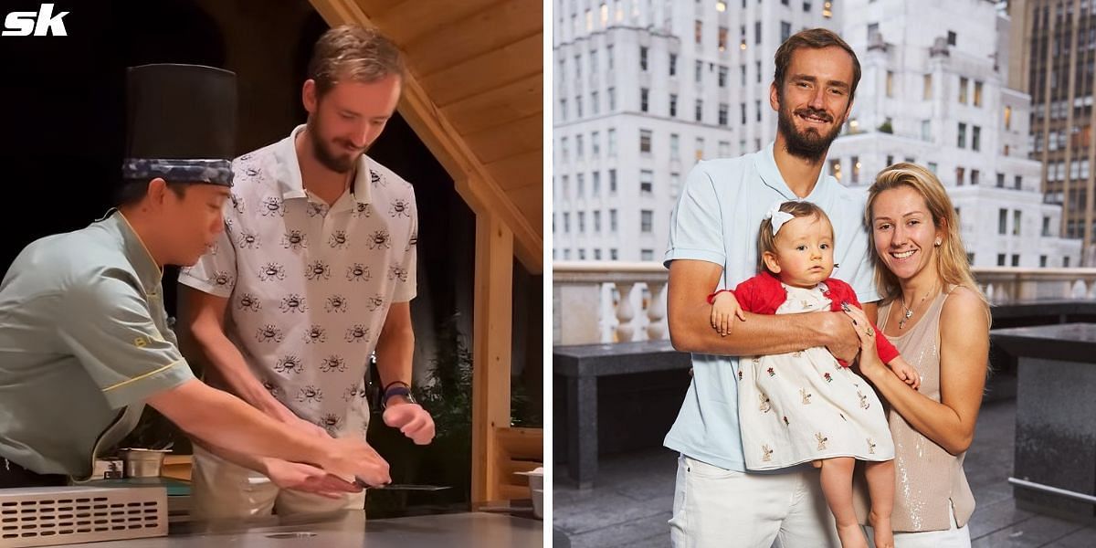Daniil Medvedev learns hibachi tricks during his Turkey vacation