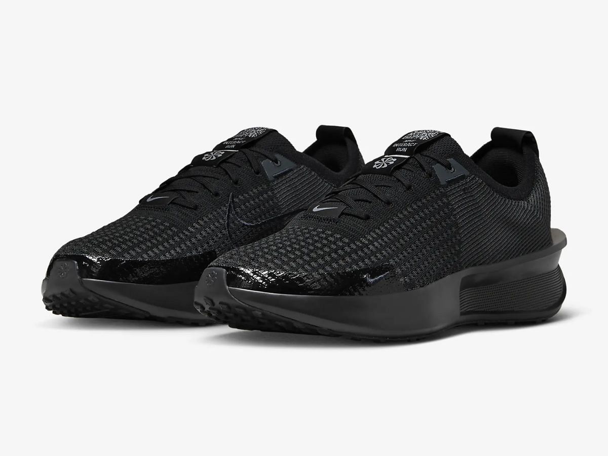 A Closer Look at the Interact Black Run (Image via Nike)