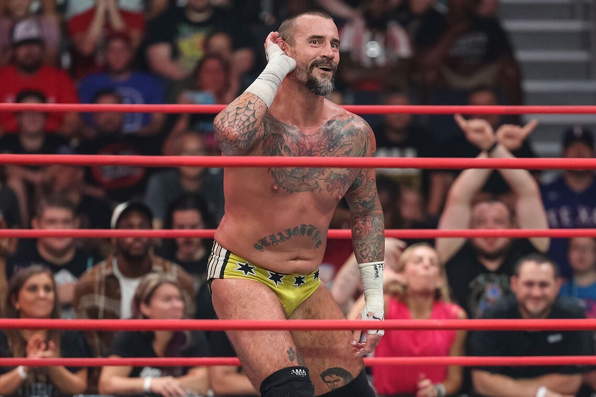 CM Punk during his time in AEW