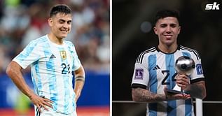 Paulo Dybala reacts on social media as Chelsea star Enzo Fernandez scores for Argentina in 3-0 win over Bolivia