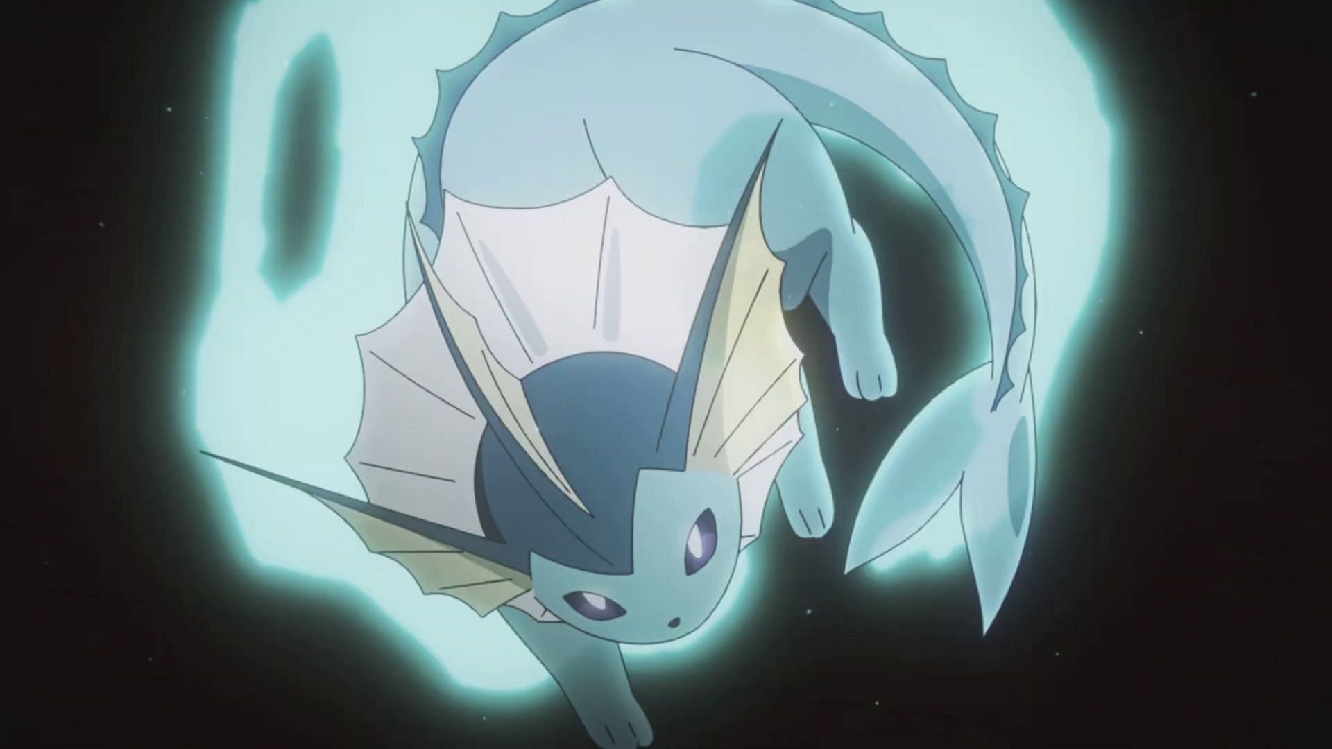 Vaporeon in the anime (Image via TPC)