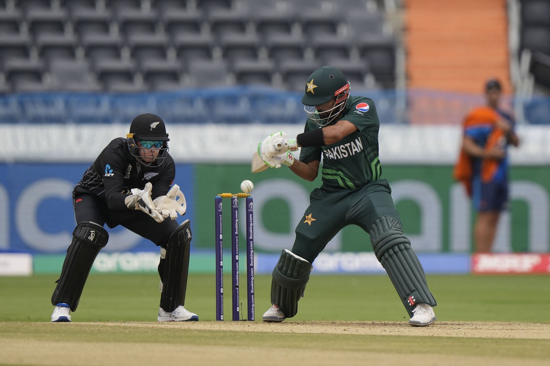 Pakistan took on New Zealand in their first World Cup 2023 warm-up match. (Pic: AP)