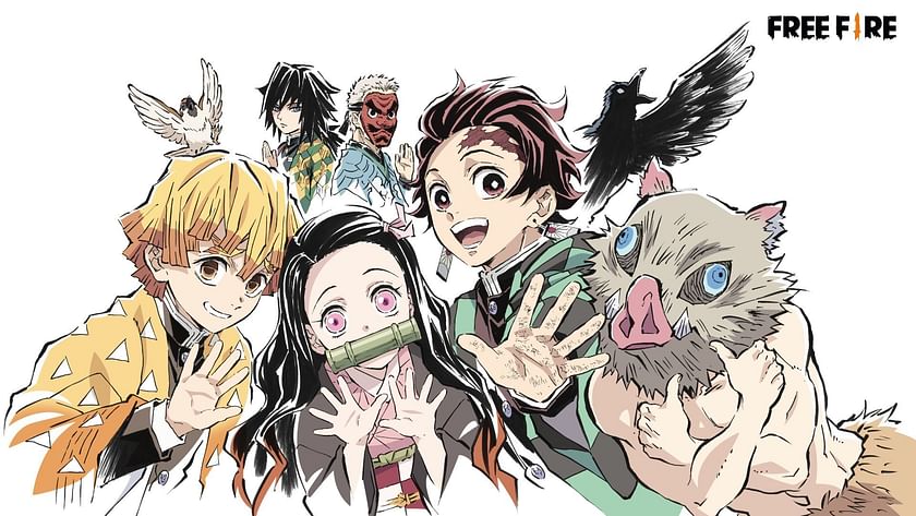 Free Fire terá uma parceria especial com Demon Slayer: Kimetsu no