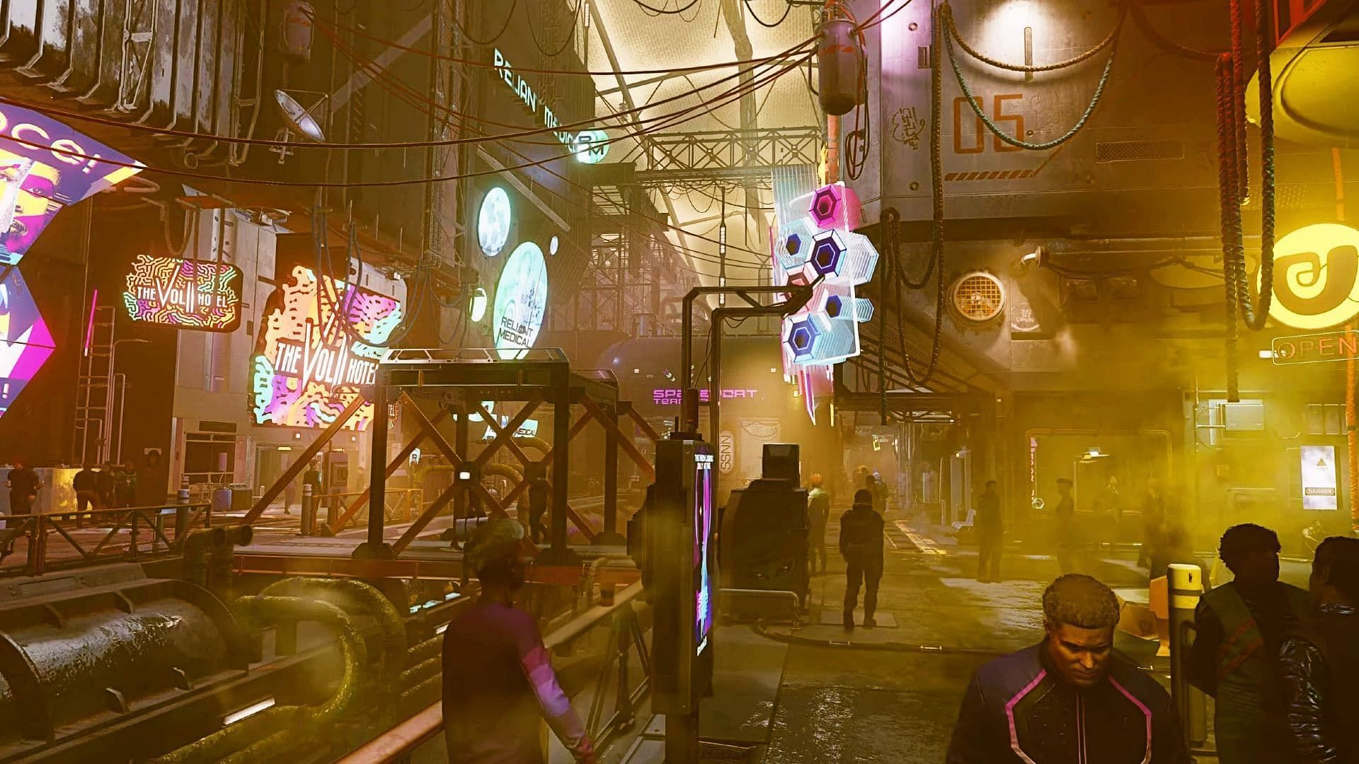 Create a drug by completing the Fishy Business quest in Neon (Image via Bethesda)