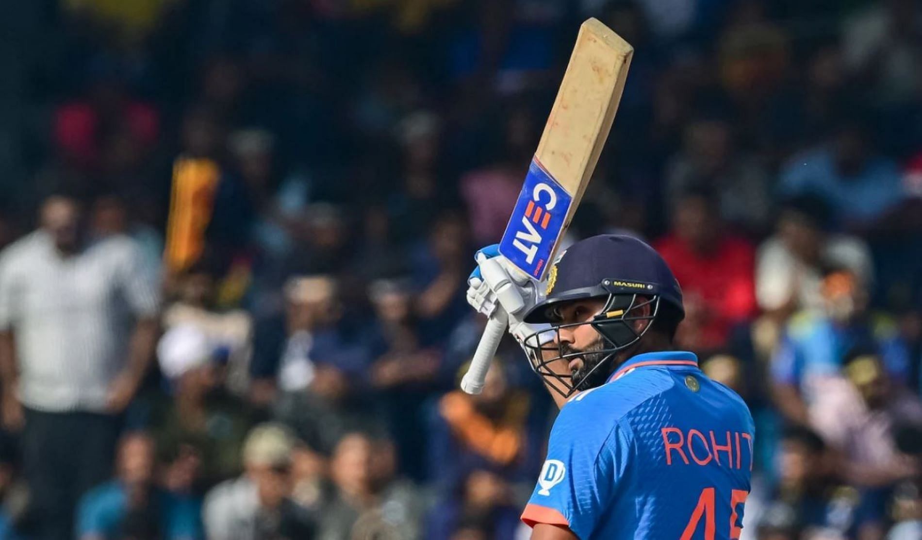 Rohit Sharma was the lone half-centurion from both sides.