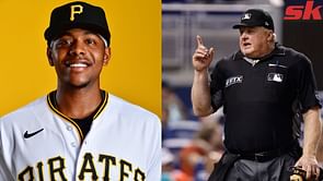 Pirates infielder Ke'Bryan Hayes upset for getting "unfair" strike call from umps: "No accountability. Bring the ABS please"
