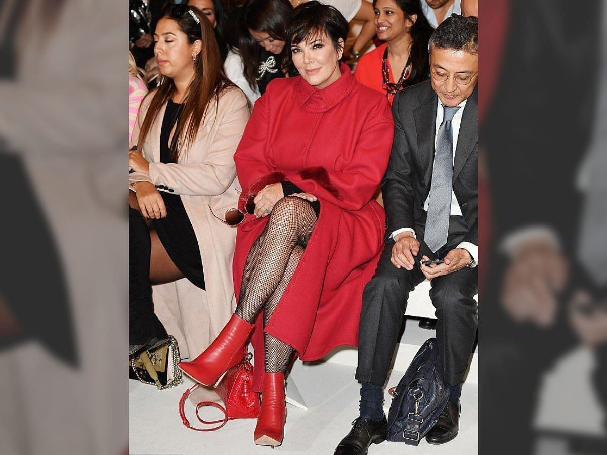 Kris Jenner at the Milan Fashion Week ( Image via Getty)