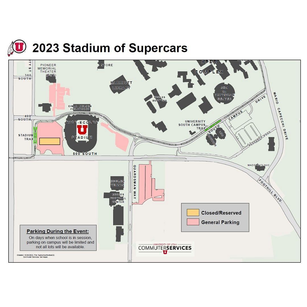 Utah Football Stadium Parking Plan