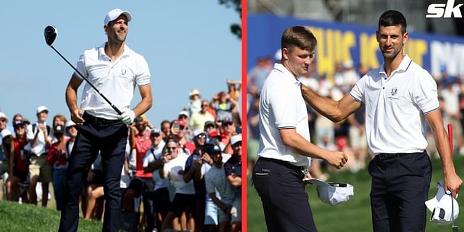 Novak Djokovic expresses gratitude to Kipp Popert for partnering him at Ryder Cup All-Star exhibition match