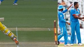 [Watch] Ravichandran Ashwin strikes on comeback with Marnus Labuschagne's freak dismissal during IND vs AUS 1st ODI