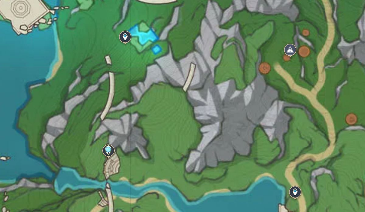 Fifth Mysterious Ore location (Image via Sportskeeda)