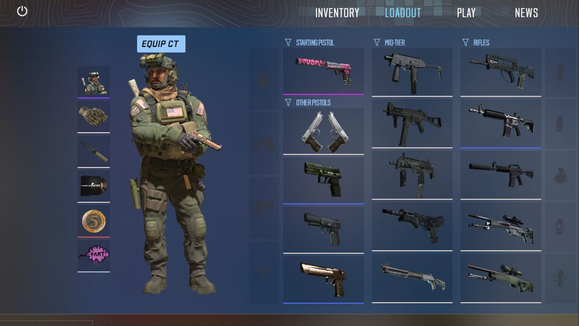 QUAL LOADOUT ESCOLHER PARA O CS2? 