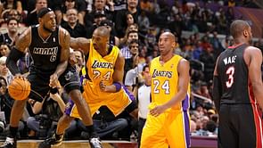 "Hold on, now he got 5 and we got one?": After Kobe Bryant won his 5th ring, an incensed Dwyane Wade called LeBron James to form the Heatles