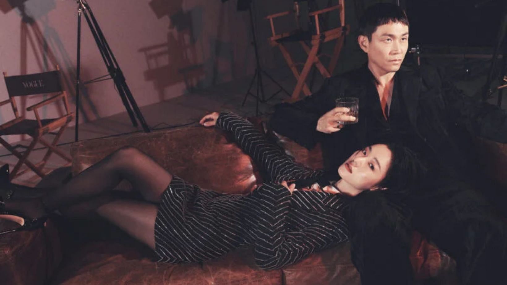 Jeon Yeo-bin in an interview for her film Cobweb via Vogue Korea. (Image via Twitter/ @ursoojungie)