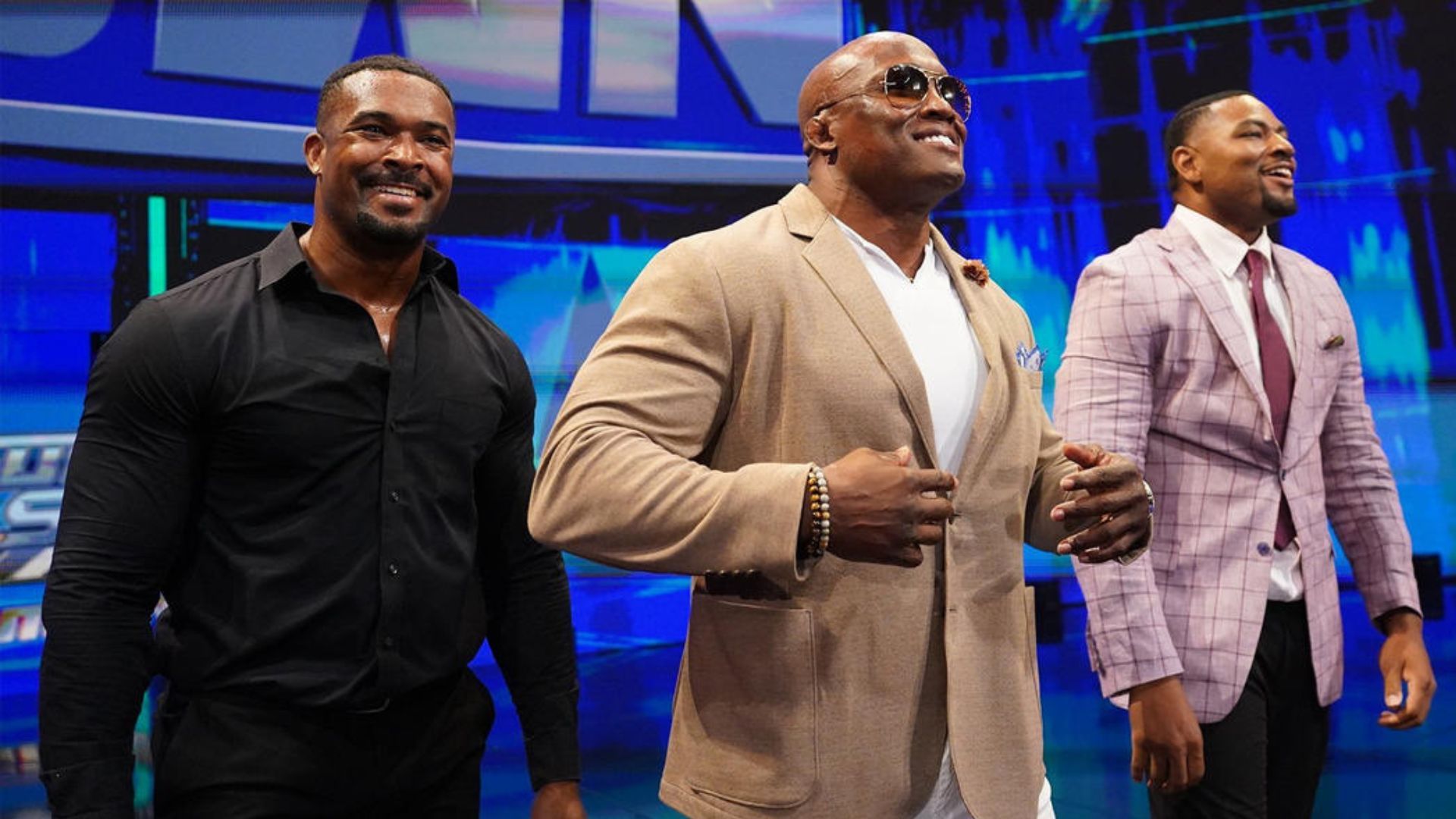 Bobby Lashley and Street Profits on SmackDown!