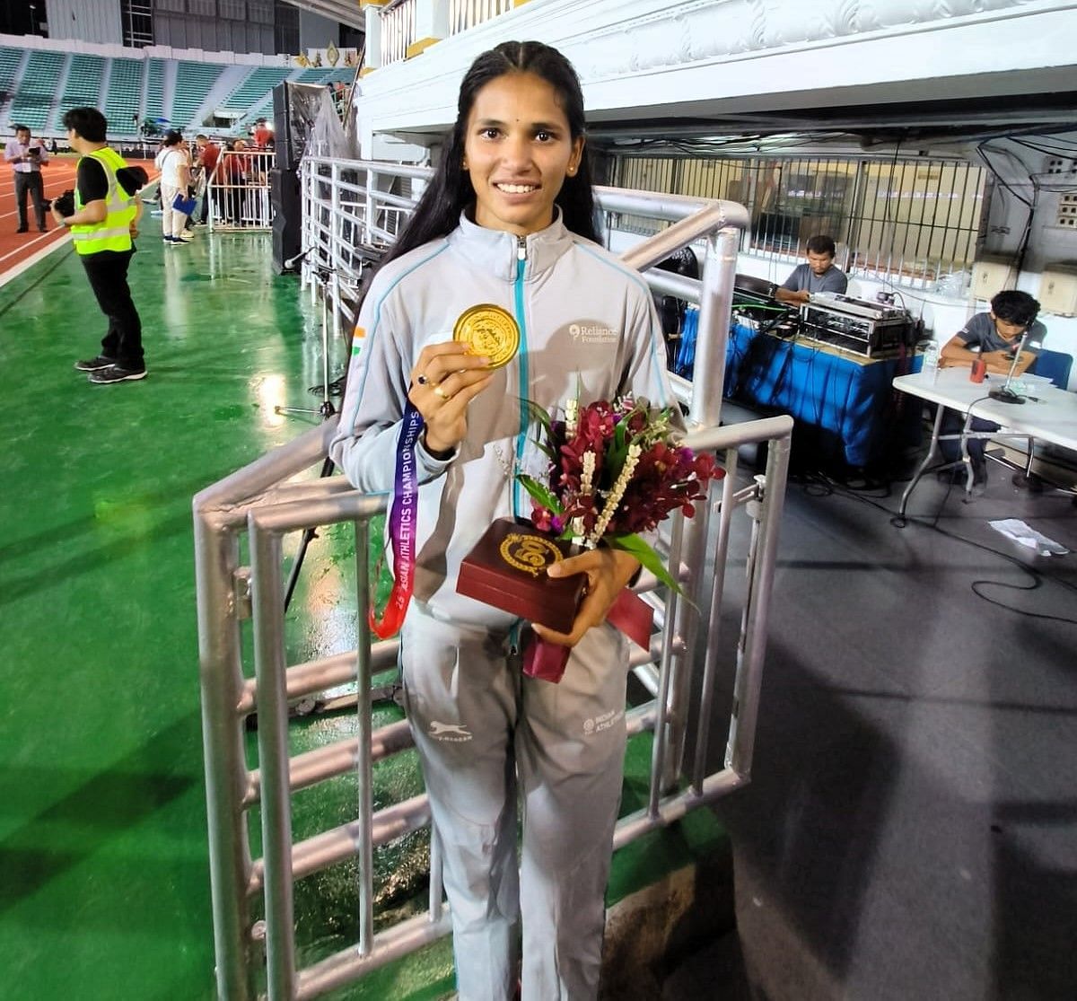 Jyothi Yarraji, 100m hurdles specialist and Asian medallist will compete at the Indian Grand Prix 5 in Chandigarh scheduled to be held on September 10 and 11. File photo: Credit AFI.