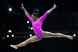 WATCH: Simone Biles trains in Antwerp ahead of World Artistic Gymnastics Championships 2023