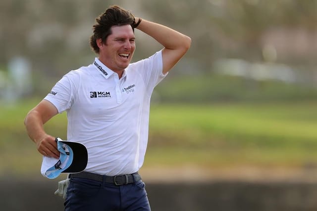 Stunning Football Helmet On The Golf Course? Joel Dahmen Shows Seahawks Pride At Wm Phoenix Open Background Illustration Stunning Football Helmet On The Golf Course? Joel Dahmen Shows Seahawks Pride At Wm Phoenix Open Background Illustration