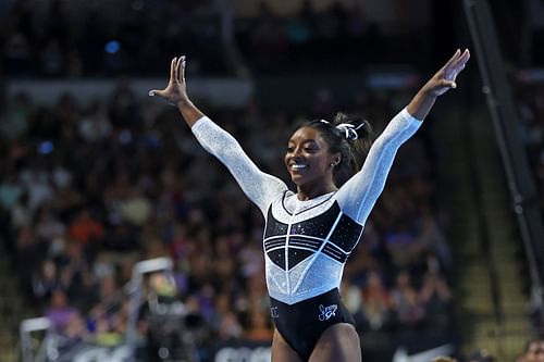 Simone Biles at the 2023 U.S. Classic