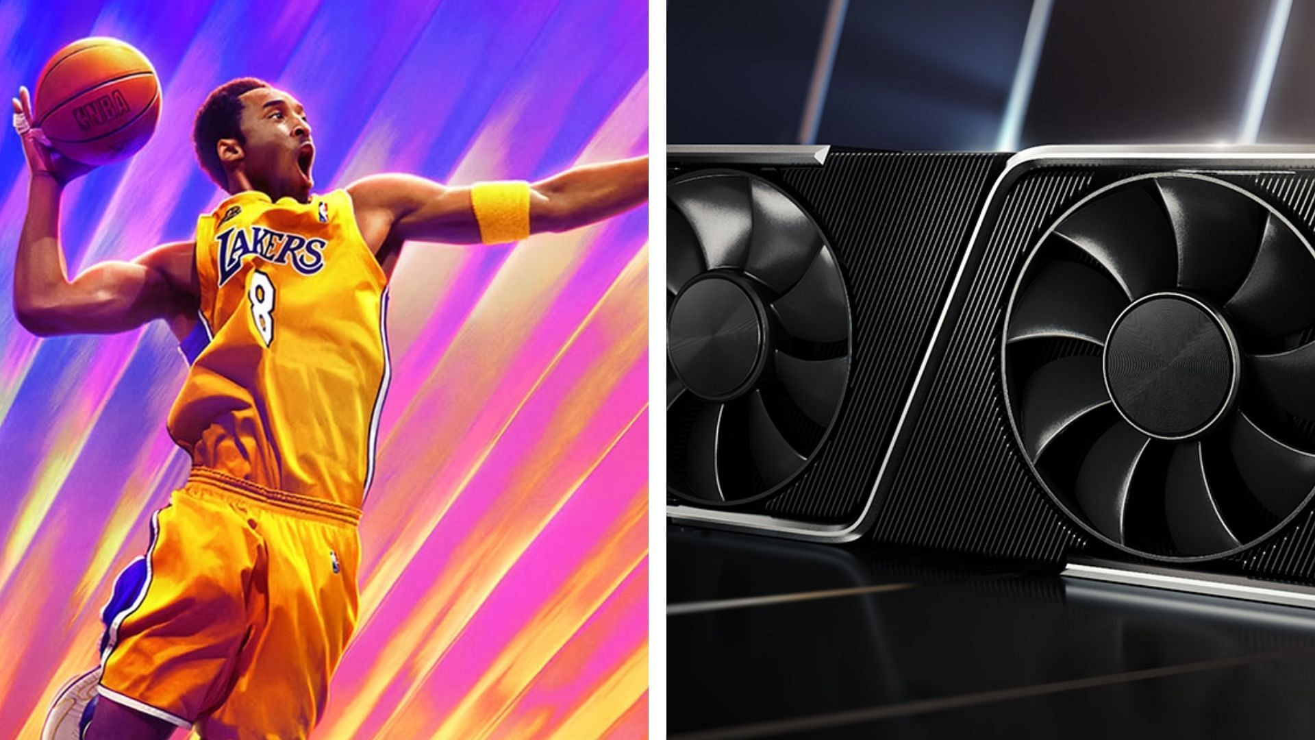 NBA 2K24 plays pretty well on the Nvidia RTX 3060 and 3060 Ti (Image via EA Play and Nvidia)