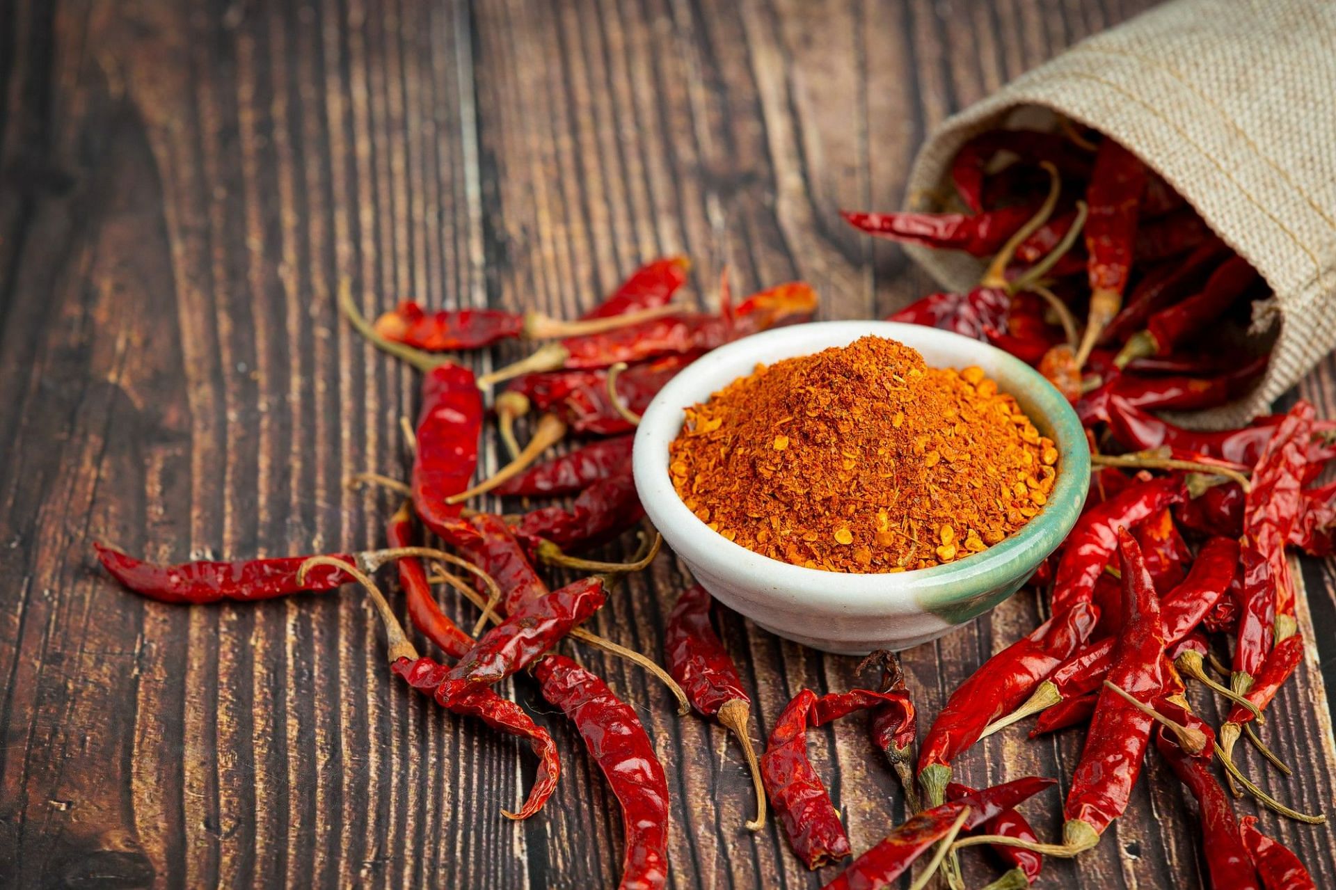 Cayenne Pepper helps in aiding digestion and promoting a better metabolic rate (Image by Jcomp on Freepik)