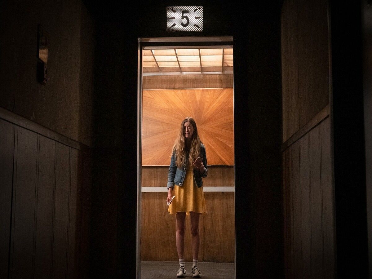 Elevator Game on Shudder (Image via Rotten Tomatoes)