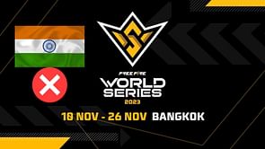 Indian team slot goes missing from new Free Fire World Series slots reveal despite earlier announcement