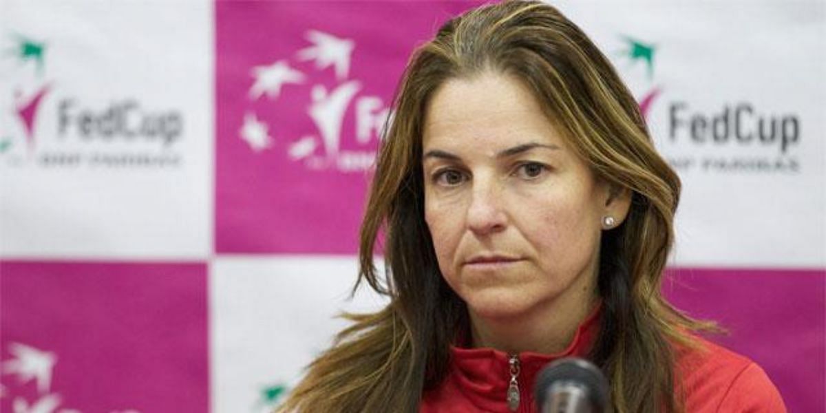 Arantxa Sanchez Vicario attended her first trial hearing for fraud in Barcelona