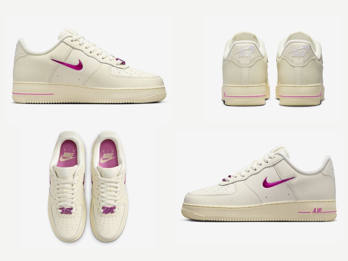 nike air force 1 just do it pink