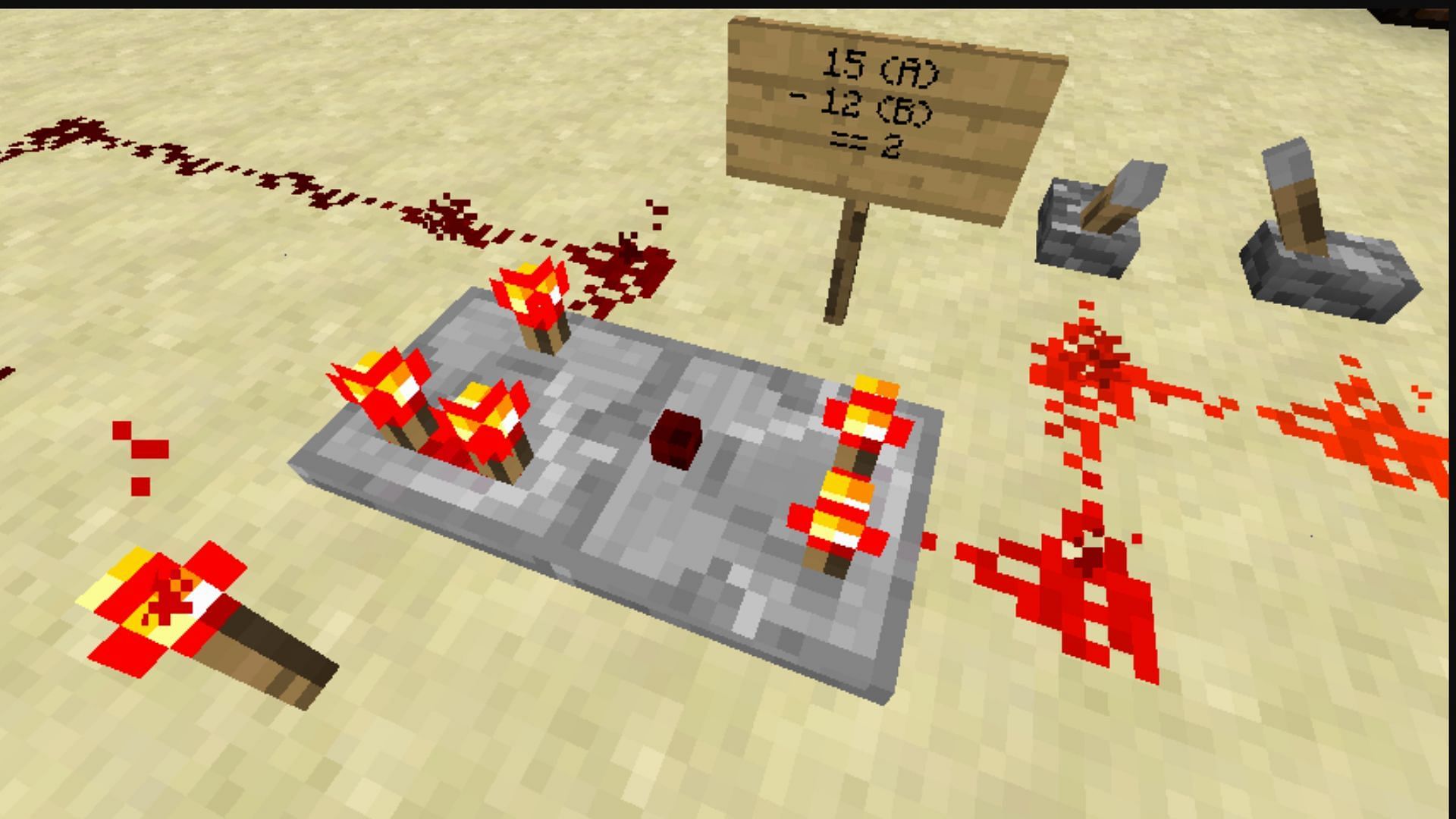 The comparator is an important but slightly complex redstone component (Image via Mojang)