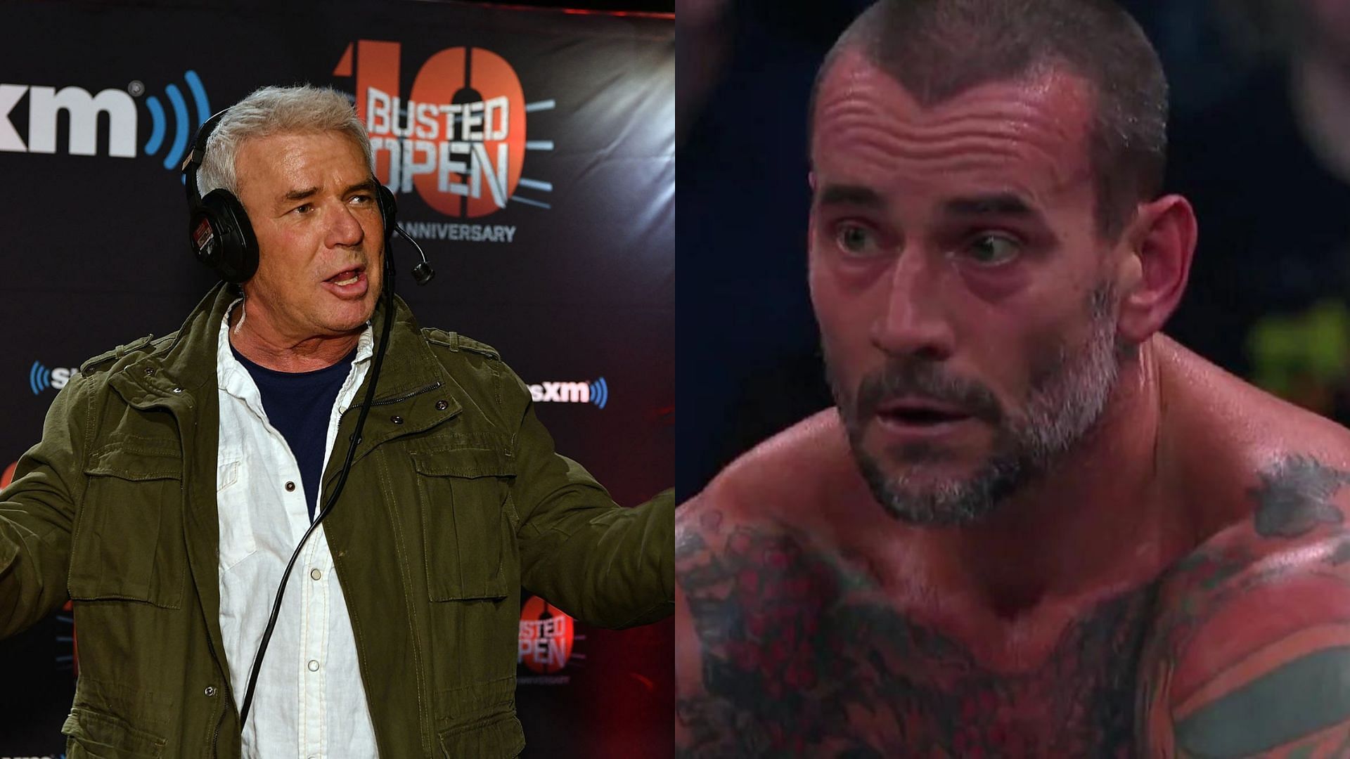 Eric Bischoff (left) and CM Punk (right) used to both work for WWE