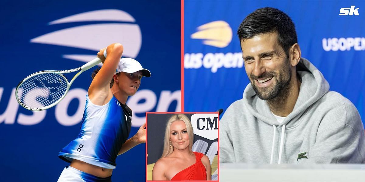 Lindsey Vonn acknowledged Novak Djokovic