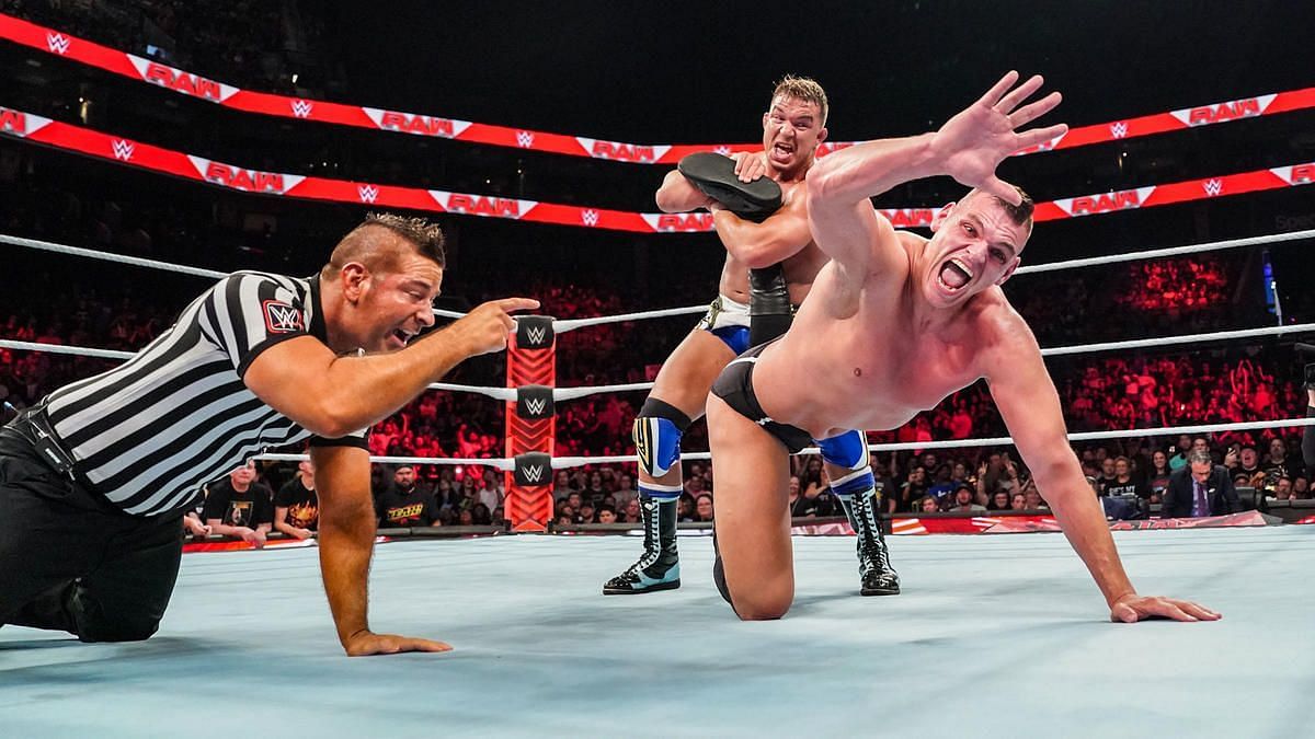 Chad Gable battled Gunther on Monday Night RAW