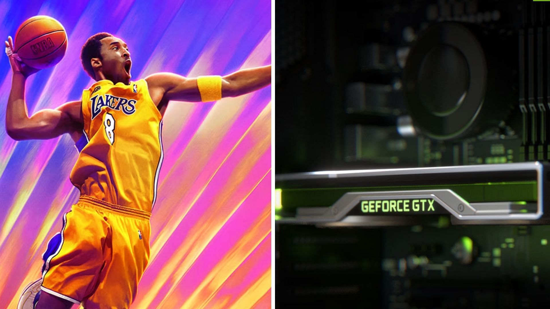 The Nvidia GTX 1650 and 1650 Super can play NBA 2K24 with some compromises (Image via Nvidia and 2K Games)