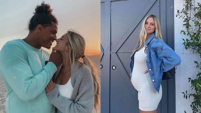 Eight weeks pregnant Allison Kuch surprised at her clinginess toward husband Isaac Rochell - "I want to be around him all the time"