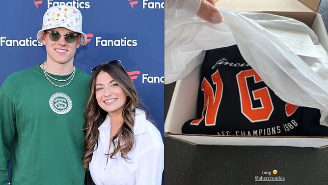 IN PHOTOS: Joe Burrow's girlfriend, Olivia Holzmacher, stuns in fresh Bengals merch