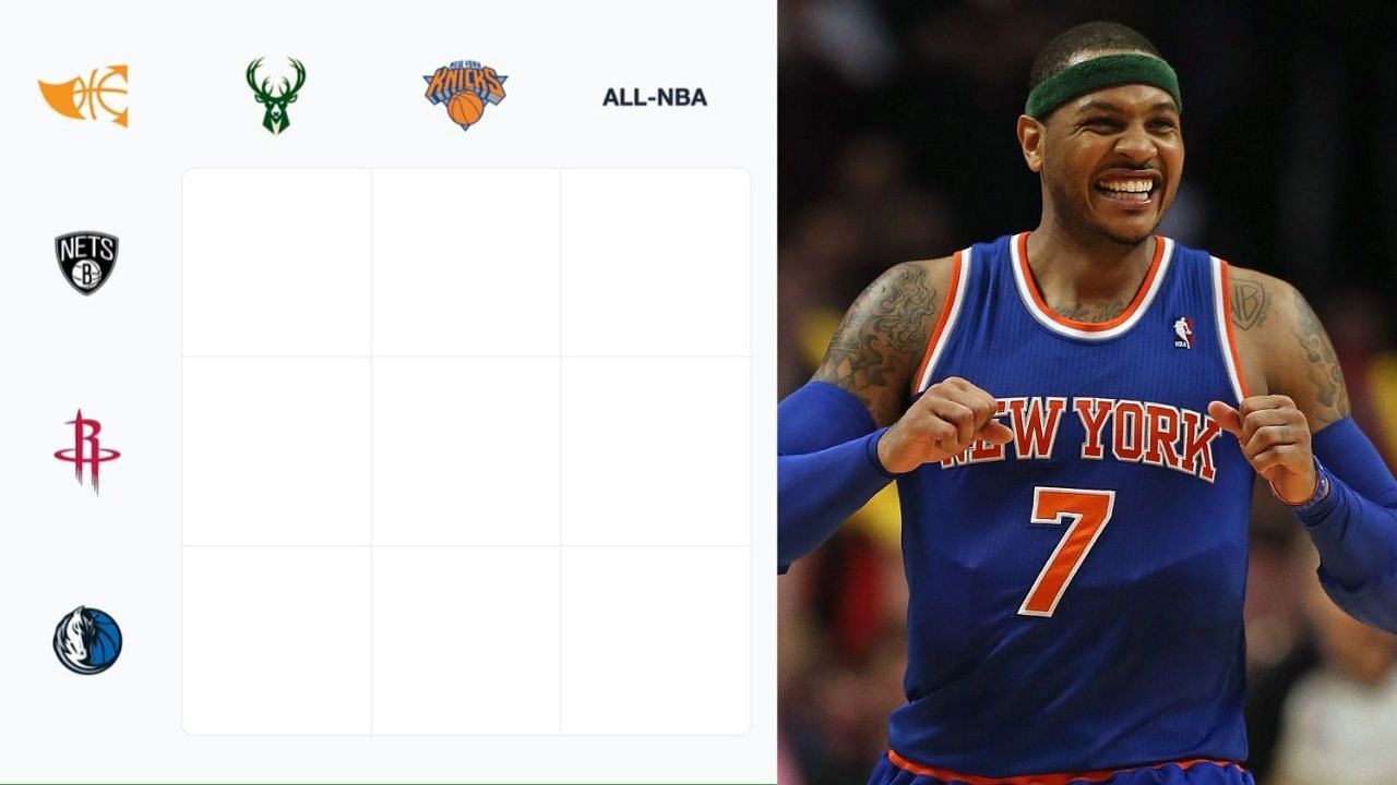 NBA Immaculate Grid (September 14) and Carmelo Anthony