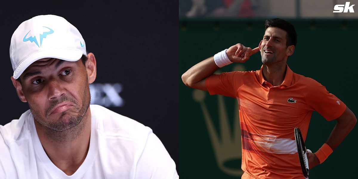 Rafael Nadal and Novak Djokovic have a combined 43 Grand Slam titles.
