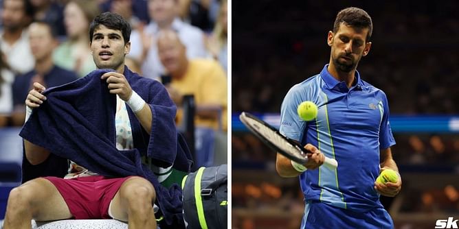 "36 years old and doing the same things as when he was 20" - Carlos Alcaraz lauds Novak Djokovic for overturning 2-set deficit to reach US Open 4R