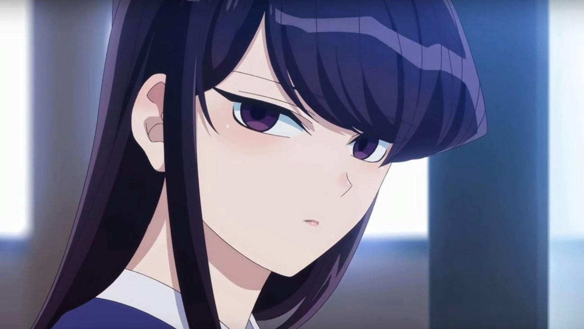 Worried anime girl with black hair on Craiyon
