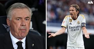 “He didn’t play well just like his teammates” – Carlo Ancelotti defends Luka Modric after poor display in 3-1 Real Madrid loss to Atleti