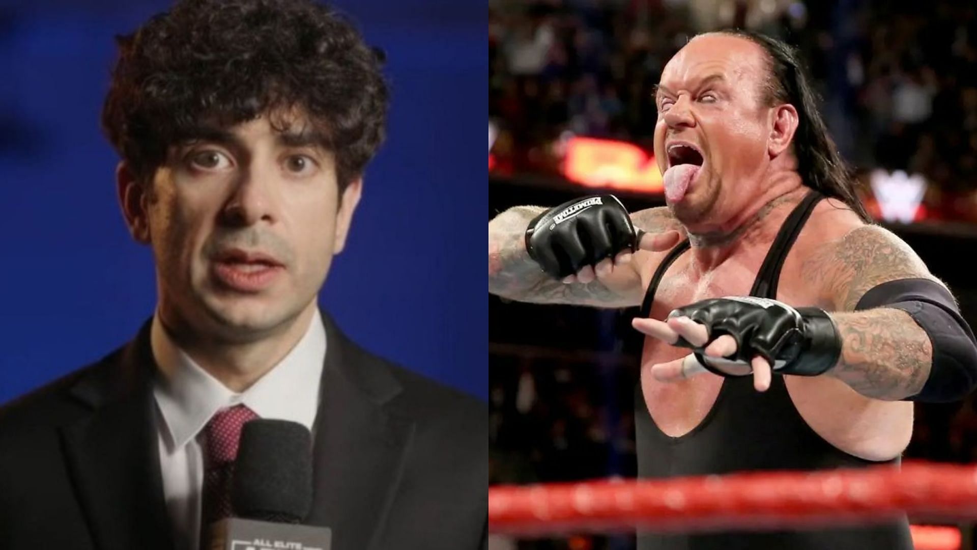 Tony Khan(left); The Undertaker (right)