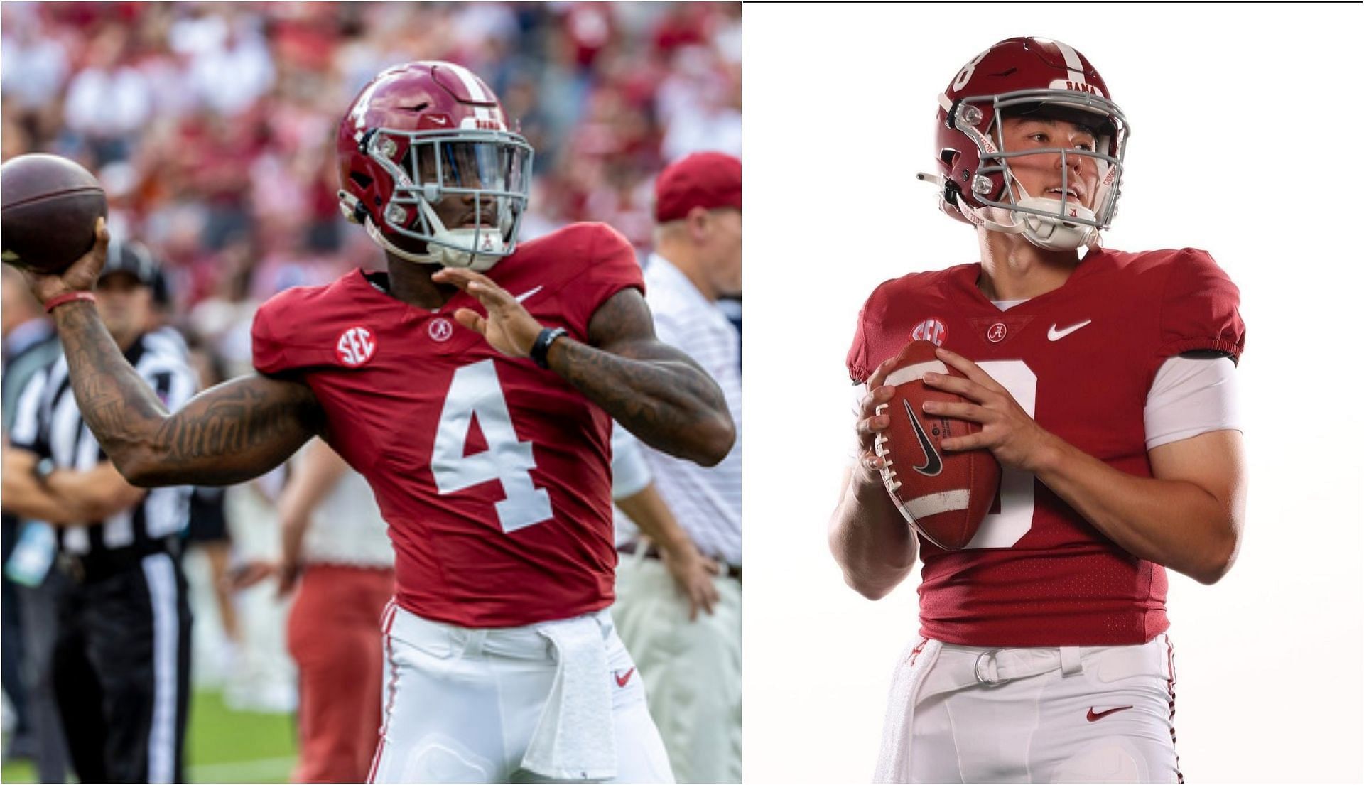 Who is a better quarterback for Alabama between Tyler Buchner and Jalen Milroe?