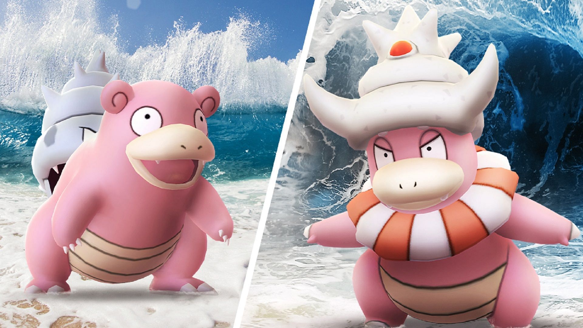 Slowbro and Slowking have some variance in their best PvE movesets in Pokemon GO (Image via Niantic)