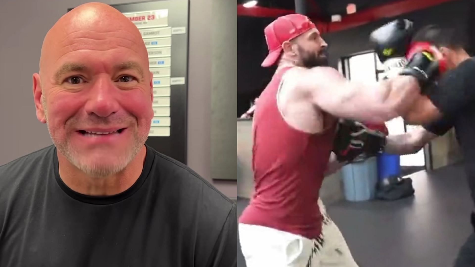 Dana White (left), Bradley Martyn (right) [Images courtesy of @danawhite on Instagram &amp; @happypunch on X]