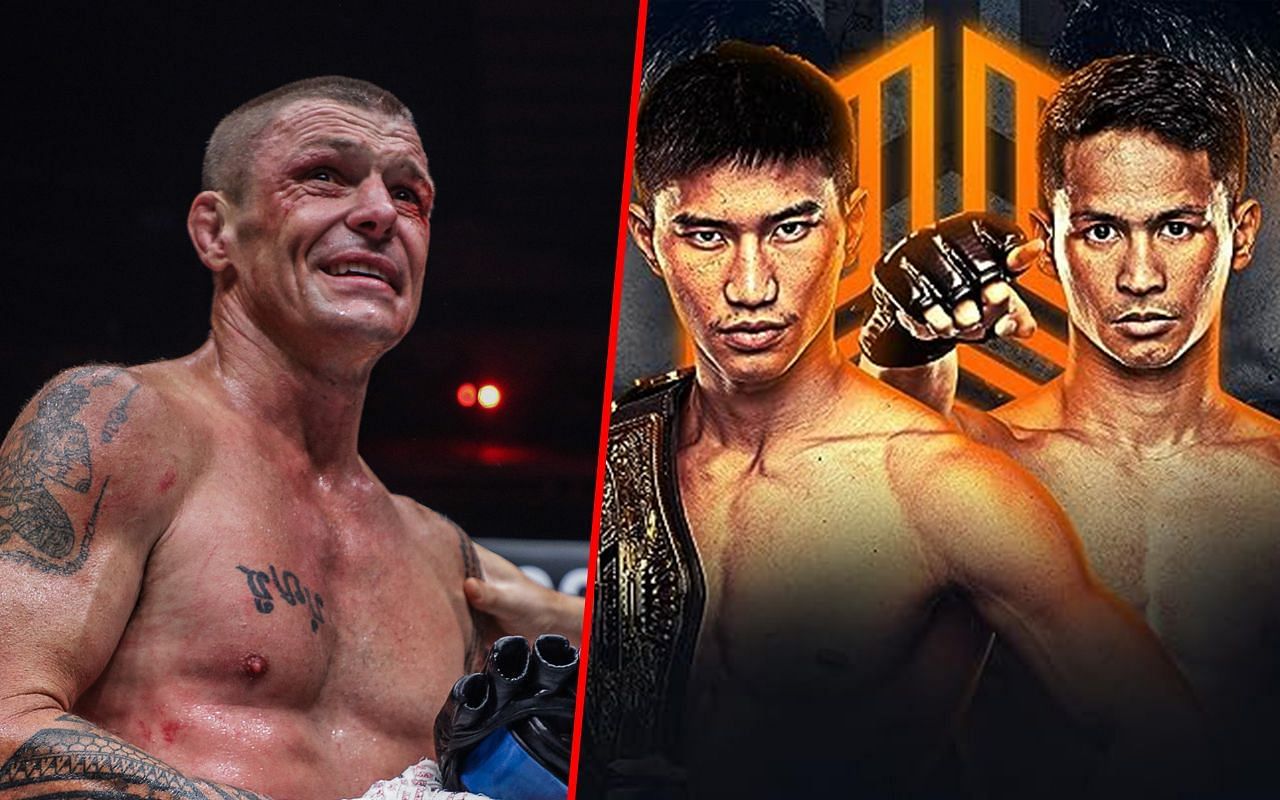 John Wayne Parr (left) raves about the super fight between Tawanchai and Superbon.