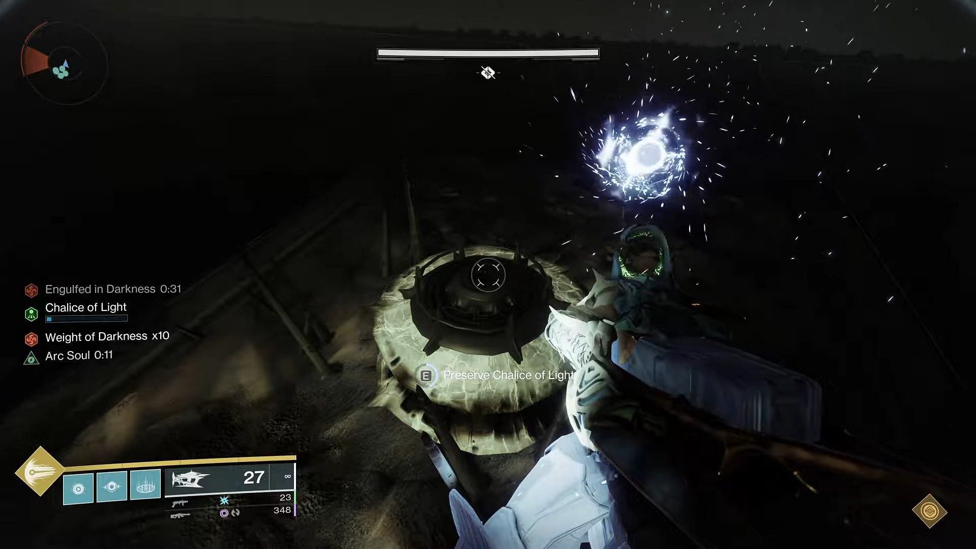 Depositing the Chalice of Light (Image via Destiny 2)