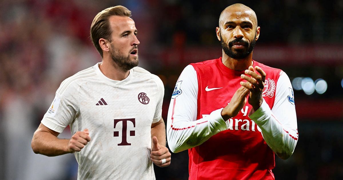 Thierry Henry and Harry Kane engage in banter ahead of Arsenal vs Tottenham